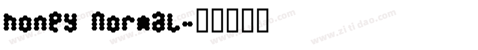 honey Normal字体转换